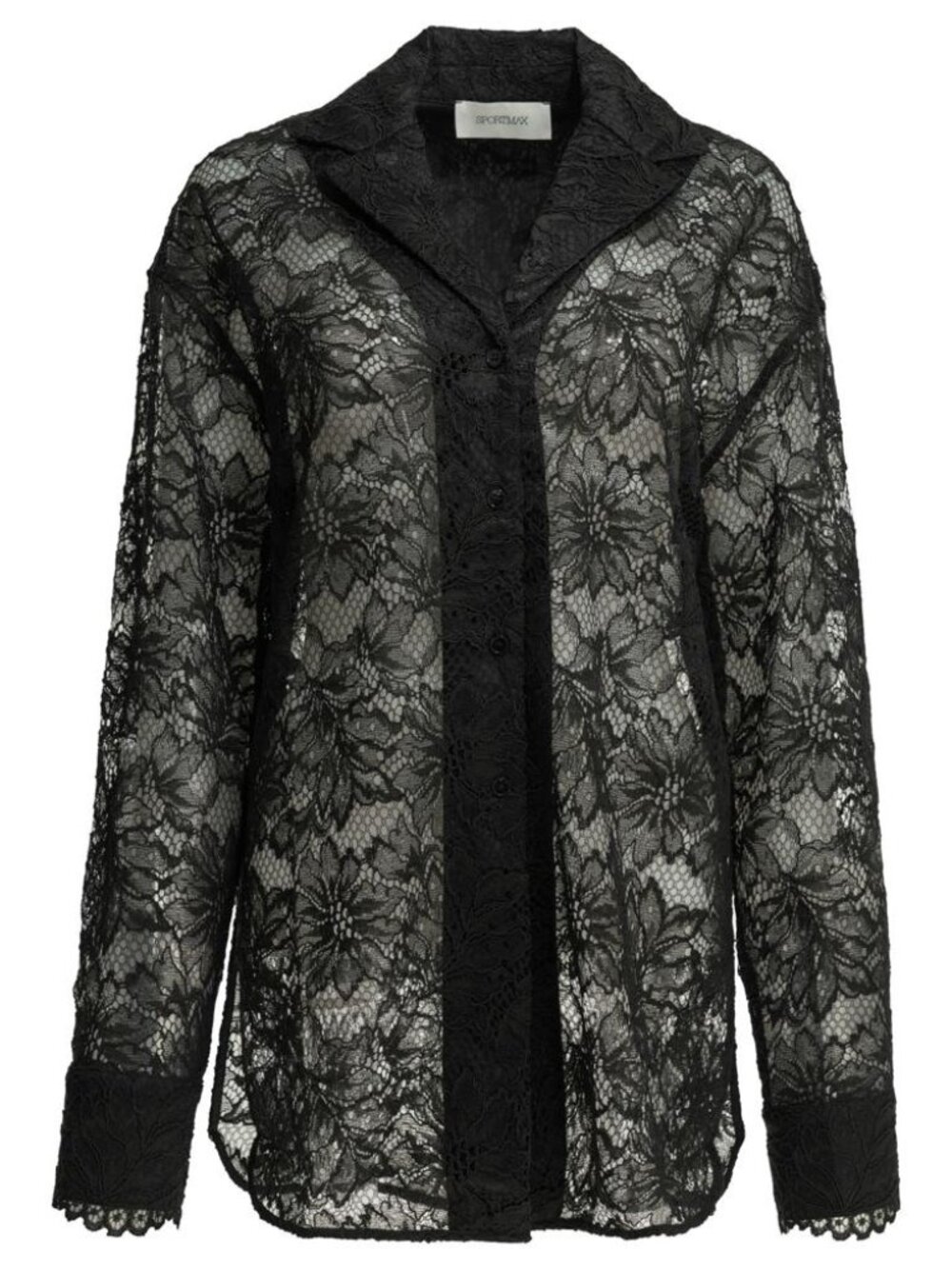 Max Mara Sportmax Casual Lace Shirt Tag Size XS Women